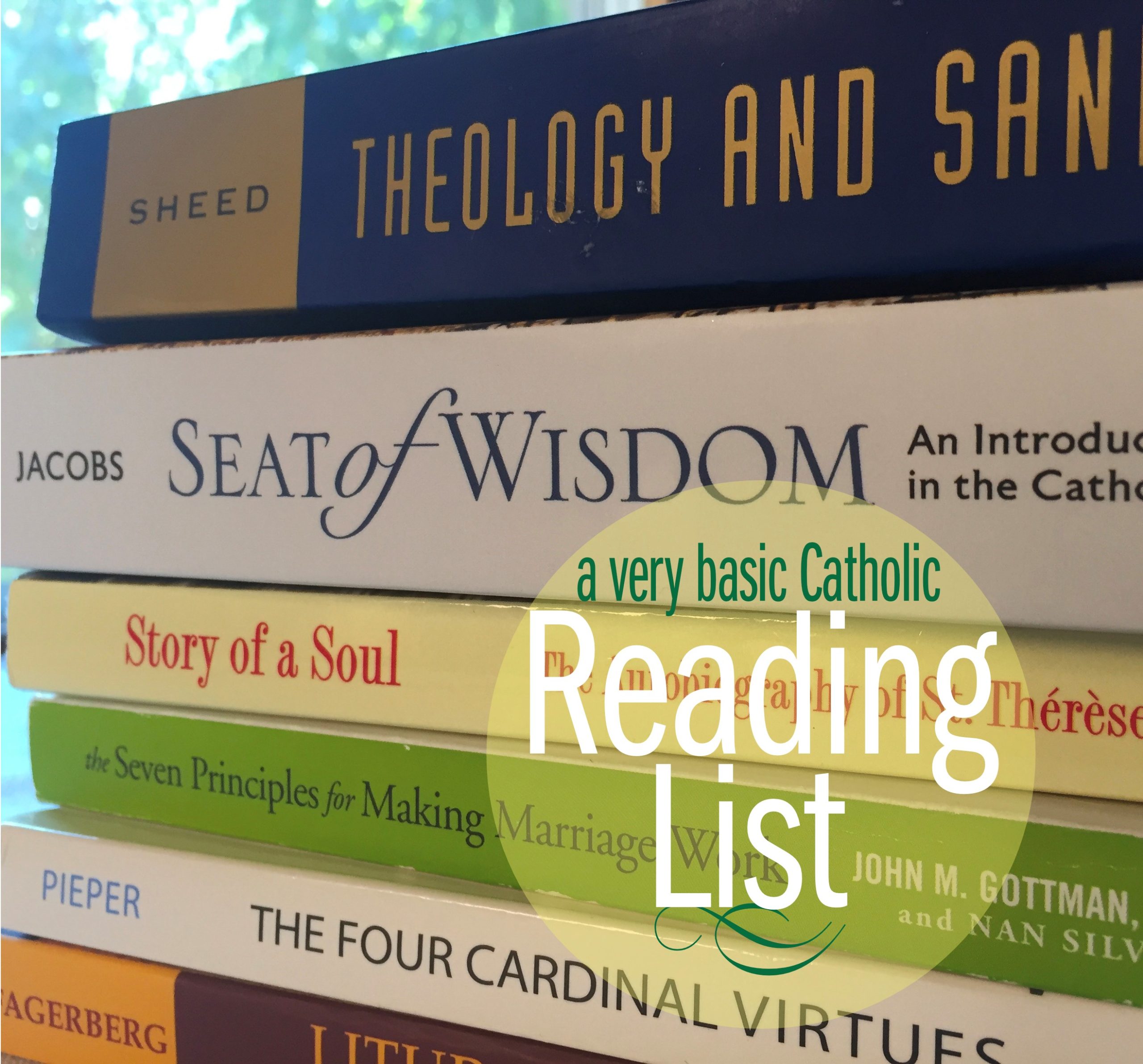 Father Gerald's Catholic Reading List